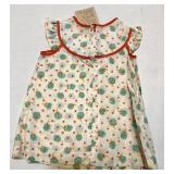 Set of 2 Vintage Soviet Baby Dresses with Original Tags