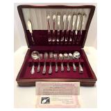 Wm. A. Rogers Oneida 52-Piece Silverplate Flatware Set with Case