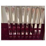 Wm. A. Rogers Oneida 52-Piece Silverplate Flatware Set with Case