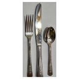 Wm. A. Rogers Oneida 52-Piece Silverplate Flatware Set with Case