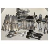 Large Cambridge Stainless Flatware Set with Serving Pieces