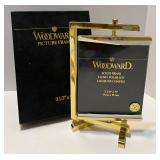 Vintage Brass Decor Collection with Candle Holder, Picture Frame, Dishes, and Napkins