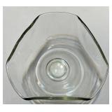 Set of 4 Glass Serveware Pieces Including Pitcher, Bowl, and Cruets