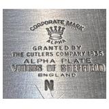 Vintage Viners of Sheffield Alpha Plate Silver Tea and Coffee Set