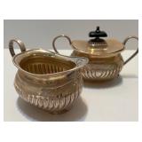 Vintage Viners of Sheffield Alpha Plate Silver Tea and Coffee Set