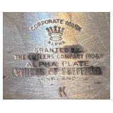 Vintage Viners of Sheffield Alpha Plate Silver Tea and Coffee Set