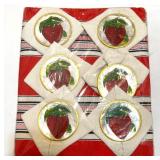 Collection of Tablecloths, Napkins and Strawberry Coasters Assorted Sizes and Patterns