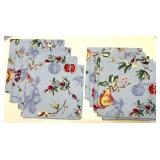 Collection of Tablecloths, Napkins and Strawberry Coasters Assorted Sizes and Patterns