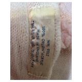 Vintage Baby Bedding Set with Blanket, Pillow, Knit Throw and Metal Duck Decor