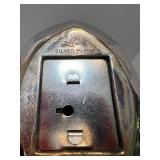 Vintage Baby Bedding Set with Blanket, Pillow, Knit Throw and Metal Duck Decor