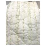 Baby Silver-Plated Cup Set with Two Vintage Quilted Blankets