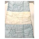 Baby Silver-Plated Cup Set with Two Vintage Quilted Blankets