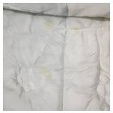 Baby Silver-Plated Cup Set with Two Vintage Quilted Blankets