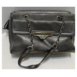 Collection of 3 Tote and Handbags Including Nine West and Lancome with Decorative Scarf