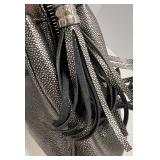 Collection of 3 Tote and Handbags Including Nine West and Lancome with Decorative Scarf