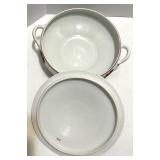 Syracuse China Canterbury Pattern Dinnerware Set with Floral Trim