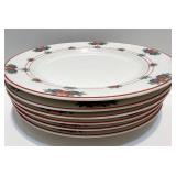 Syracuse China Canterbury Pattern Dinnerware Set with Floral Trim