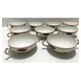 Syracuse China Canterbury Pattern Dinnerware Set with Floral Trim