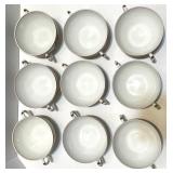 Syracuse China Canterbury Pattern Dinnerware Set with Floral Trim