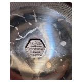 Mixed Lot of Vintage Silverstone Spain Metal Goblets, Glass Cordials, and Brandy Snifters