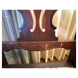 Dining Table with 9 Chairs, Floral Upholstered Seats