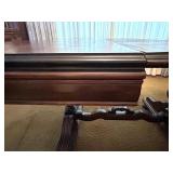 Dining Table with 9 Chairs, Floral Upholstered Seats