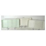 Vintage Dental Trays Assortment with Dividers