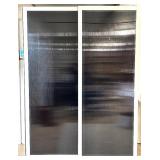 Modern Black & White Sliding Door Wardrobe Closet