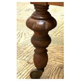 Antique Tiger Oak Bow Front Chest of Drawers with Brass Hardware