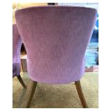 Pair of Matching Upholstered Side Chairs with Nailhead Trim