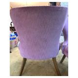 Pair of Matching Upholstered Side Chairs with Nailhead Trim