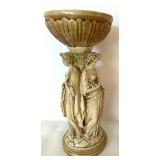 Marwal Vintage Art Nouveau Style Pedestal Figurine Vase Stand