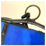 Stained Glass Butterfly and Flower Accent Mirror