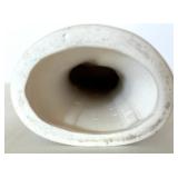 Home Decor Lot - White Abstract Statue, Religious Platter, Framed Icon