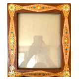 Artisan Mosaic Wood Picture Frames - Set of 3