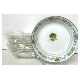 Floral Inspirations Fine China Dinnerware Set - Abundance Pattern, Japan