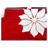 Christmas Decor Lot: Lighted Bear Figurine, Placemats & Holiday Accents