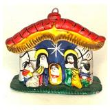 Christmas Decor Lot: Lighted Bear Figurine, Placemats & Holiday Accents