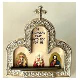 Christmas Decor Lot: Lighted Bear Figurine, Placemats & Holiday Accents