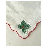 Christmas Decor Lot: Lighted Bear Figurine, Placemats & Holiday Accents