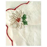 Christmas Decor Lot: Lighted Bear Figurine, Placemats & Holiday Accents