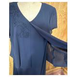 Three Dresses: Roni Nicole II Jade & Positive Attitude Navy Maxi & Blue Overlay