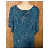 Three Dresses: Roni Nicole II Jade & Positive Attitude Navy Maxi & Blue Overlay