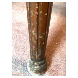 Antique Dental Cabinet with Marble Top and Glass Doors