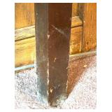 Antique Dental Cabinet with Marble Top and Glass Doors