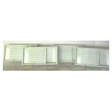Assorted Dental Trays - Milk Glass Instrument Trays