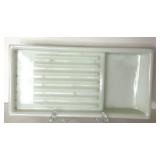 Assorted Dental Trays - Milk Glass Instrument Trays