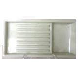 Assorted Dental Trays - Milk Glass Instrument Trays