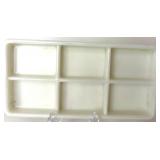Assorted Dental Trays - Milk Glass Instrument Trays