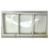 Assorted Dental Cabinet Milk Glass Trays